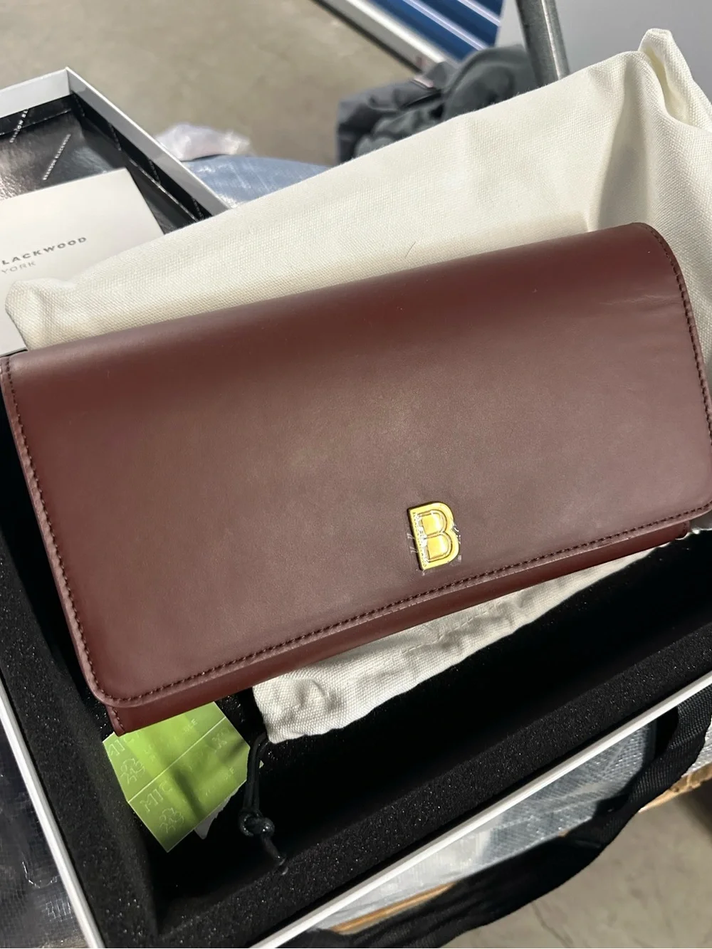Brandon Blackwood Travel Pouch in Brown Leather